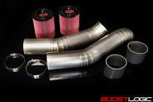 Load image into Gallery viewer, Boost Logic 3.5″ Titanium Intake Kit For R35 GTR 09+